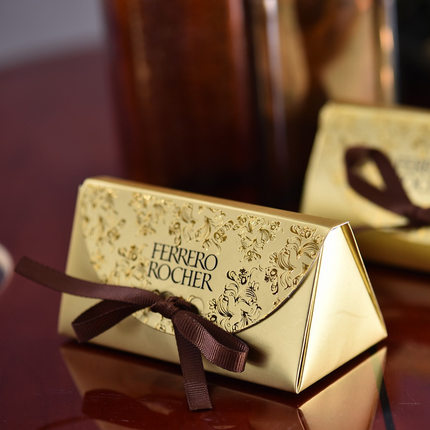 费列罗巧克力盒装粒 费列罗喜糖盒 婚庆喜糖盒创意糖盒