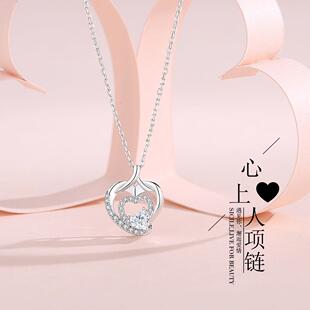 摩天轮番禺工艺 心上人项链女百搭锁骨S925纯银小众设计饰品