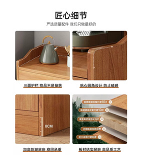 优选柜子储物柜实木备餐柜客厅y靠墙置物收纳柜厨房橱柜家用茶水.