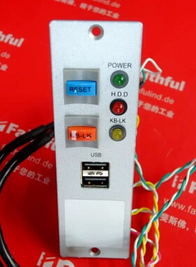 议价Beckhoff C5102-0030 倍福工控机啓动开关 RESET KB-LK POWER