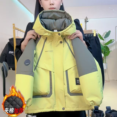 男童外套秋装风衣2026新款加棉加厚中大童洋气儿童深秋初冬冲锋衣