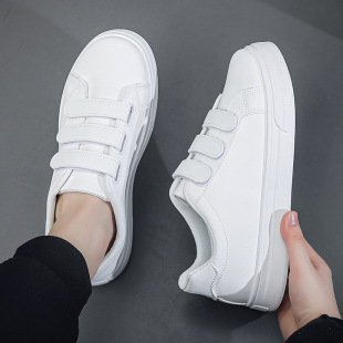 休闲板鞋 2026新款 百搭潮鞋 时尚 男款 男士 魔术贴小白鞋 春季 子男鞋 鞋