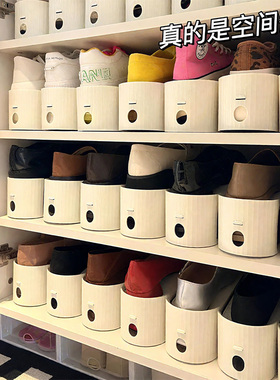 鞋子收纳神器省空间门口鞋柜分层架宿舍双层拖鞋鞋托架可调节鞋架