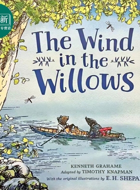 Wind in the Willows 谢泼德插画版 柳林风声 英文原版进口图书 经典儿童小初文学 故事图画书 精品童书读物 又日新