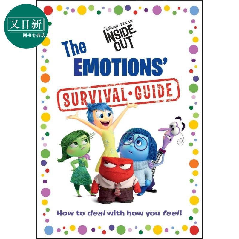 迪士尼 头脑特工队情绪生存指南 The Emotions Survival Guide Disney/Pixar Inside Out 英文原版 儿童绘本故事 又日新
