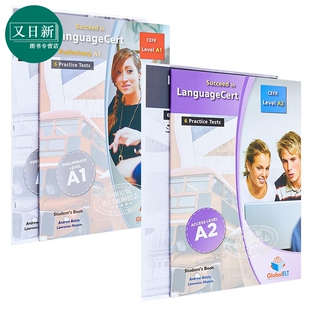 【两册套装】 Succeed in LanguageCert CEFR A1 A2 Practice Tests 朗思模拟真题解析自学套装真题带音频答案 考试推荐用书