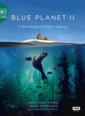 BBC纪录片 海洋百科 蓝色星球II 英文原版 Blue Planet II 詹姆斯霍尼伯内 海洋生物纪实 全彩精装 科普读物 又日新