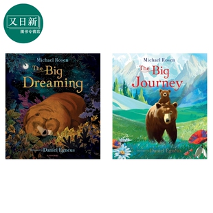 Michael Rosen罗森爷爷 大梦想The Big Dreaming+大旅程The Big Journey 共2册 英文原版 亲子童书 动物故事绘本 又日新