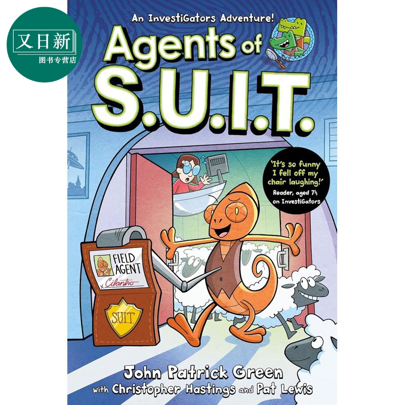 变色龙特工1 Agents of S.U.I.T. 英文原版 儿童漫画故事绘本 搞笑侦探推理 探险故事书 进口童书 7岁以上 又日新