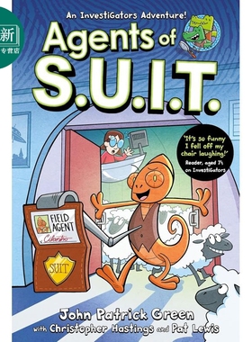 变色龙特工1 Agents of S.U.I.T. 英文原版 儿童漫画故事绘本 搞笑侦探推理 探险故事书 进口童书 7岁以上 又日新