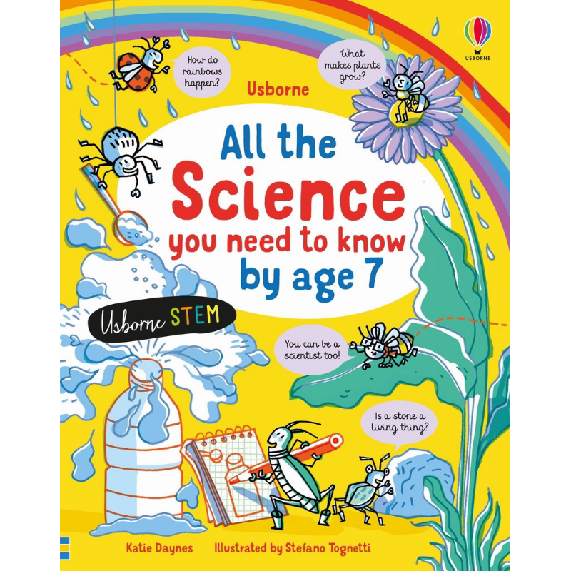 All the Science You Need to Know By Age 7 7岁时,你所需要知道的科学 英文原版进口 儿童科普绘本 知识百科 又日新