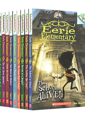 Eerie Elementary 怪诞小学记 1-10册 Scholastic Branches 学乐大树 英文原版 初级章节桥梁书 美国畅销小学读物 EerieElementary