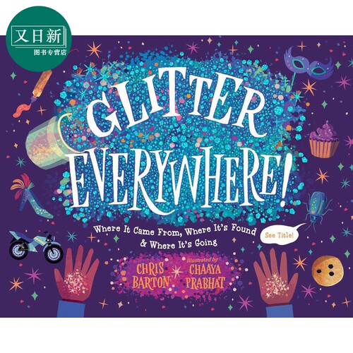 到处闪闪发光 Chaaya Prabhat Glitter Everywhere 英文原版 儿童科学绘本 少儿知识图画书 精装绘本 进口图书 又日新