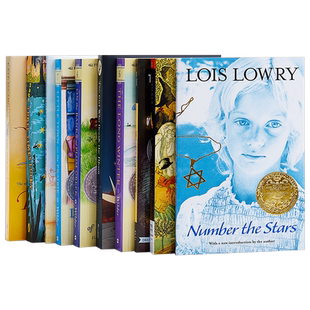 Newbery纽伯瑞获奖书单10册英文版低年级套装 兰斯蓝思指数560L-790L青少年小说文学奖Number the stars数星星