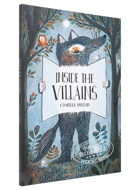 法国插画师Clotilde Perrin 英文原版 Inside the Villains 儿童幻想 翻翻书 互动游戏书 我知道你在想什么 英文原版