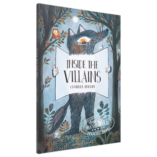 法国插画师Clotilde Perrin 英文原版 Inside the Villains 儿童幻想 翻翻书 互动游戏书 我知道你在想什么 英文原版