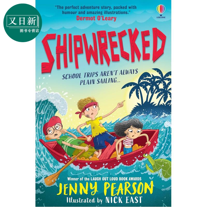 海难逃生 Shipwrecked 英文原版 儿童文学小说 屡获殊荣的畅销作家珍妮.皮尔森创作的幽默儿童冒险故事书 进口书 又日新