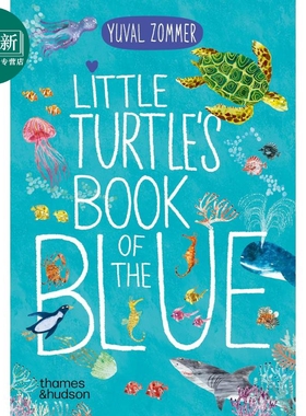小乌龟的海洋书 Little Turtles Book of the Blue 英文原版 儿童纸板绘本 纸板书 亲子科普图画故事书 进口童书 又日新