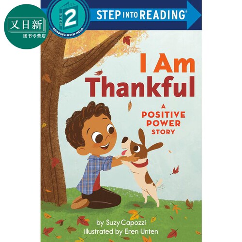 Step into Reading Step 2 I Am Thankful 兰登阅读进阶2正向能力小故事 感恩 英文原版 儿童绘本 分级阅读 又日新