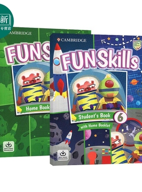 Fun Skills 剑桥少儿英语 funskills 6级 剑桥yle考试六级备考教材 课本+练习册 剑桥国际少儿英语考试教材备考书 又日新