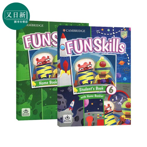 Fun Skills 剑桥少儿英语 funskills 6级 剑桥yle考试六级备考教材 课本+练习册 剑桥国际少儿英语考试教材备考书 又日新