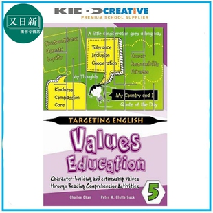 Targeting English Values Education Through Comprehension Book 5 针对英语价值观教育书 5 英语学习 港台原版 又日新