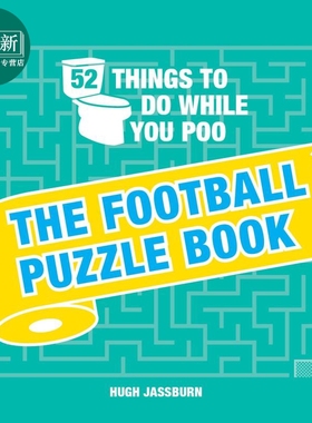 便便时要做的52件事 足球拼图 52 Things to Do While You Poo Football Puzzle Book 英文原版进口视觉谜题 精装 又日新