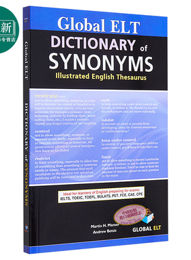 Dictionary of Synonyms 同义词词典 Global ELT出版 7-12岁 英文原版 进口图书 英语学习