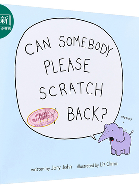 Liz Climo Can Somebody Please Scratch My Back 有人能帮我搔背吗 英文原版儿童精品绘本 动物及动物故事 3到6岁 又日新