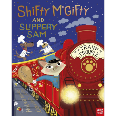 强强和盗盗11火车冒险之旅Shifty McGifty and Slippery Sam Train Trouble 英文原版 儿童绘本 故事图画书 进口图书 又日新