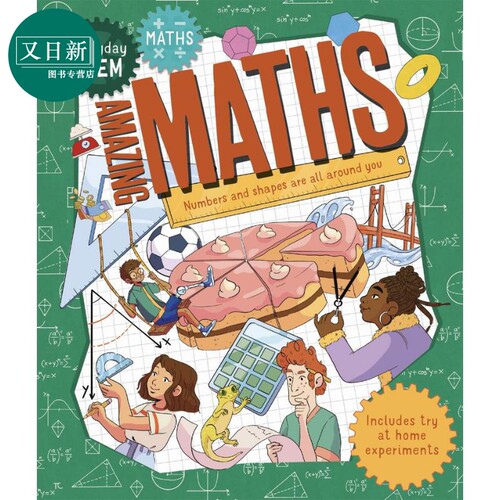 Everyday STEM Maths – Amazing Maths 日常STEM：惊人的数学 英文原版 进口图书 儿童科普绘本 百科知识图书 又日新