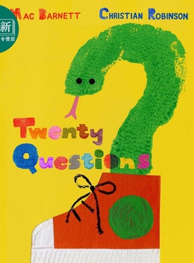 Mac Barnett:Twenty Questions 20个小问题 英文原版 进口图书 儿童绘本 科学百科知识图画书 精装精品儿童读物 又日新