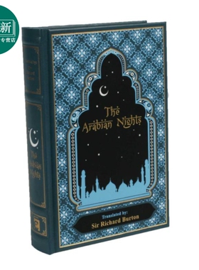预售 一千零一夜 皮面精装 Leather Bound Classics Arabian Nights 英文原版 Sir Richard Burton  又日新