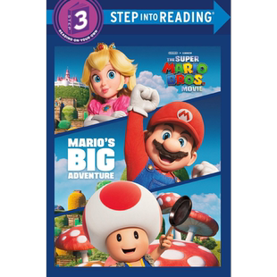 Marios Big Adventure (Nintendo The Super Mario Bros. Movie)Step into Reading兰登阅读进阶3马里奥的大冒险 又日新