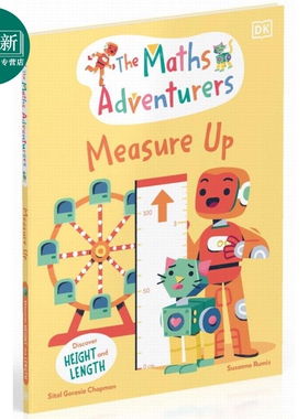 DK 数学游戏The Maths Adventurers Measure Up 英文原版 自然科学绘本 儿童学习图画书 精装 进口童书 测量百科 又日新