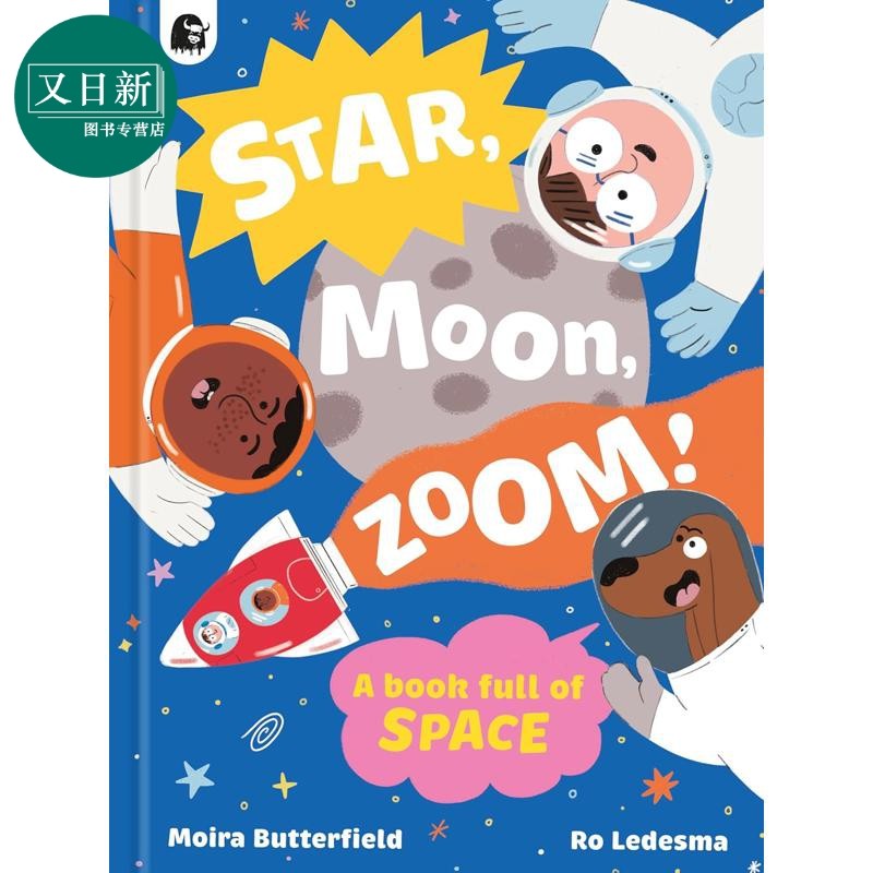 星月变焦 STAR MOON ZOOM 英文原版 儿童科普绘本 少儿百科知识图画书 趣味盎然 自然科学 进口童书 精装  又日新