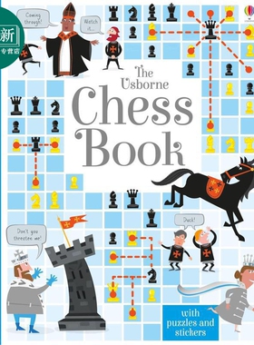 尤斯伯恩 国际象棋书 Usborne Chess Book 英文原版 儿童科普绘本 百科知识图画书 儿童运动游戏 进口童书 7岁+ 又日新