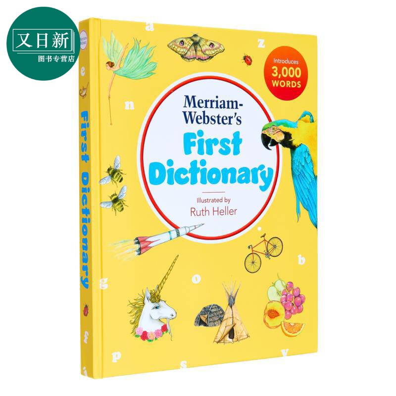 预售 麦林韦氏儿童初级插图字典 2021年版 英文原版 Merriam Webster's first dictionary 图画字典 儿童词典 6-12岁