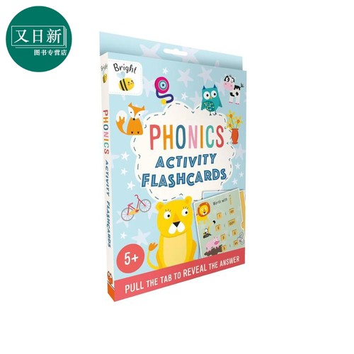 Phonics Activity Flashcards 自然拼读 语音活动卡 英文原版进口 低幼儿童英语启蒙学习卡片 又日新