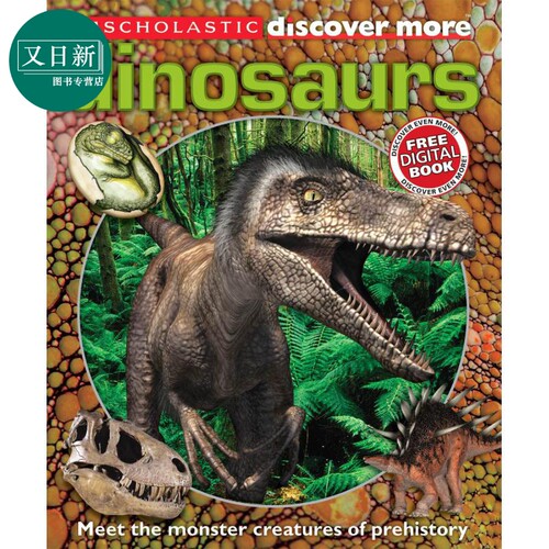 学乐大发现 恐龙 SCHOLASTIC DISCOVER MORE DINOSAURS 英文原版 儿童科普绘本 动物知识百科图画书 动物科学 又日新