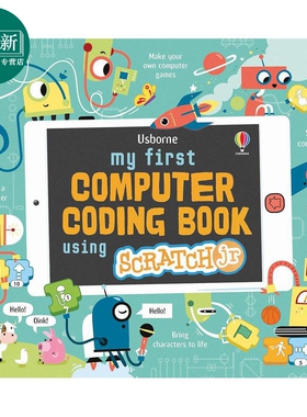 我的Scratch编程书 My first computer coding book using ScratchJr 英文原版 儿童科普绘本 知识百科读物 6-9岁 又日新