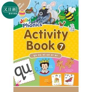 Book 快乐自然拼读活动手册7 Jolly 英语 Activity 手写体英式 又日新 Phonics