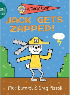 Jack 08 Jack Gets Zapped! 杰克之书8 英文原版 儿童绘本 幽默笑话 Mac Barnett 7-12岁 又日新