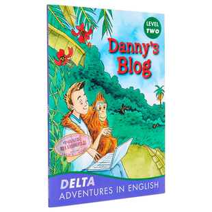 Danny's Blog Book with CD-ROM Delta Adventures in English丹尼的博客 含光盘 英语历险记 英文原版进口图书 又日新