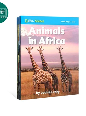 National Geographic Science L1 Animals 美国国家地理科学入门1级动物读本5册 蓝思值BR幼儿园小学12年级含音频 又日新