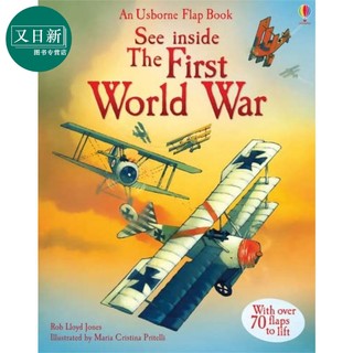 预售 See Inside The First World War 尤斯伯恩看里面系列：揭秘一战 英文原版 进口原版 儿童图画书 历史 Rob Lloyd Jones