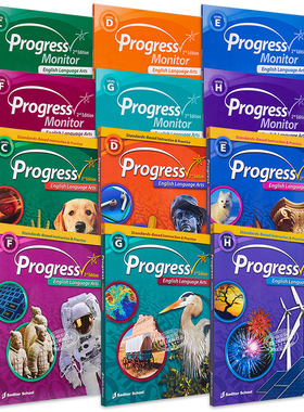 Progress English Language Arts ELA 2022 Student Worktext Progress Monitor 提高英语语言艺术ELA阅读写作英文原版教辅 ?