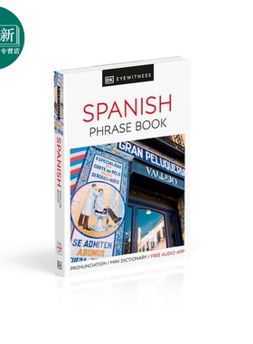 预售 英文原版 DK目击者旅游常用语手册 西班牙语 DK Eyewitness Travel Phrase Book Spanish 英语西语词汇短语词典 又日新