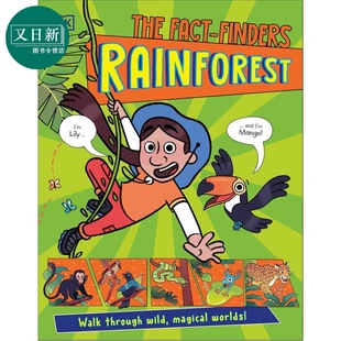 儿童科普绘本图画书 雨林 Rainforest DK事实调查局 神奇 6岁 Fact 进口童书 The 又日新 Finders 热带雨林 英文原版