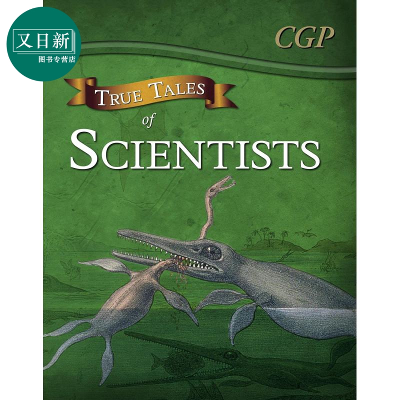 英国原版CGP教辅 True Tales of Scientists Reading Book Alhazen Anning Darwin & Curie 科学家真实故事阅读书籍 又日新 书籍/杂志/报纸 经济管理类原版书 原图主图